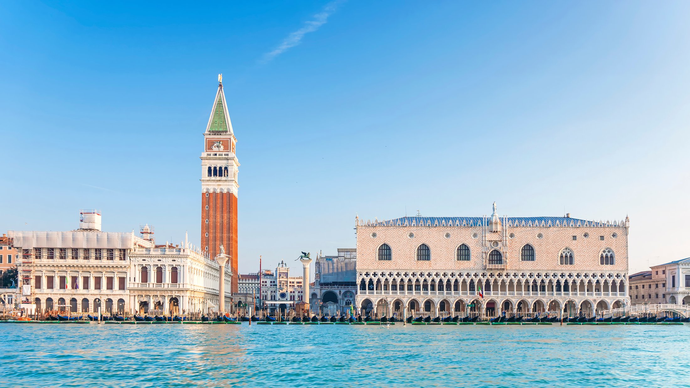 Venezia, Piazza San Marco e Palazzo Ducale dall'acqua